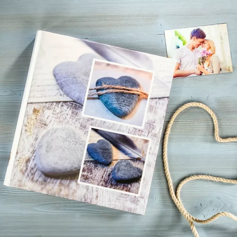 Hama Catania fotoalbums, pelēks, 60 lapas, līmēts iesējums