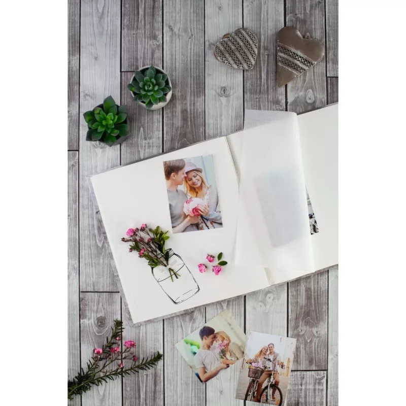 Hama Catania fotoalbums, pelēks, 60 lapas, līmēts iesējums