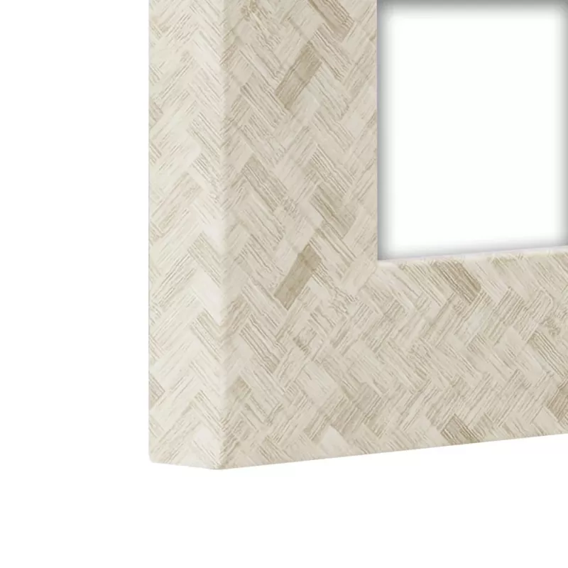 Vienvietīgs foto rāmis HAMA Twist — plastmasa, EPDM, bēšs, piemērots 10×15 cm foto