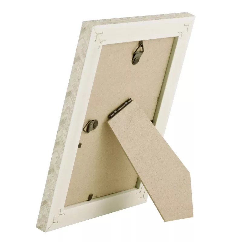 Vienvietīgs foto rāmis HAMA Twist — plastmasa, EPDM, bēšs, piemērots 10×15 cm foto