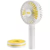 Unold Breezy 86610 rokas ventilators, balts/dzeltens