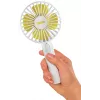 Unold Breezy 86610 rokas ventilators, balts/dzeltens