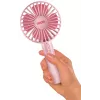 Unold Breezy 86614 rokas ventilators, rozā