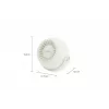 Unold Breezy Bowl 86670 kompakts personīgais ventilators, krēmkrāsā