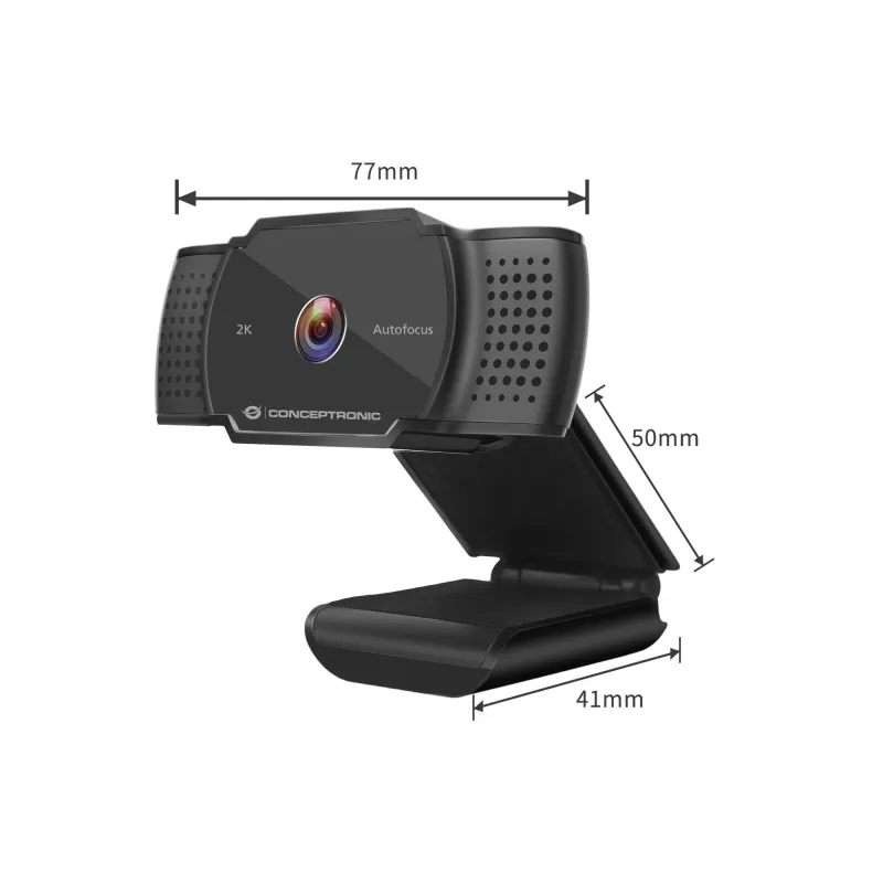 Conceptronic AMDIS 2K Super HD autofokusa tīmekļa kamera ar mikrofonu