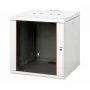 Pie sienas stiprināms statnis Equip Pro Mount 19 inch skapis 12U 600X600MM RAL7035 pelēks
