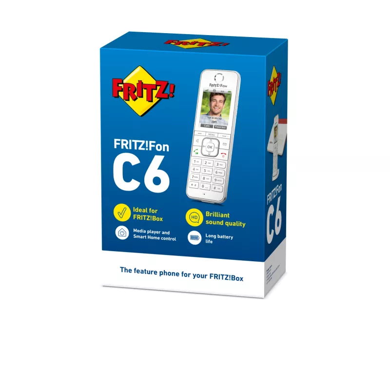 DECT tālrunis AVM FRITZ!Fon C6 Edition International
