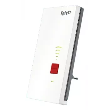 Tīkla retranslators FRITZ Repeater 2700 Wi‑Fi 7 divjoslu 125 Mbit/s, 2.5 Gigabit Ethernet, balts
