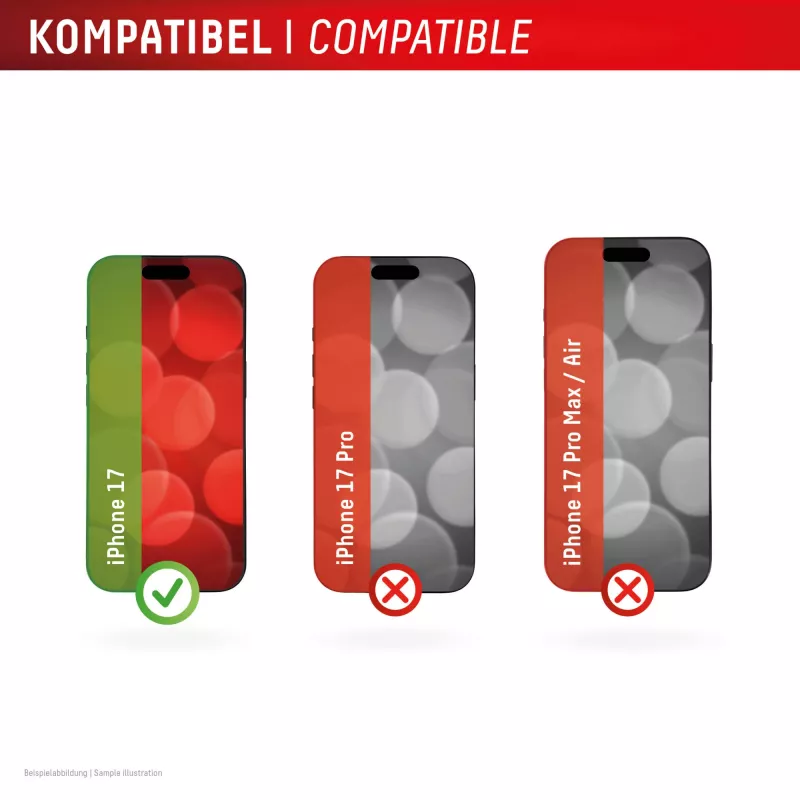 Aizsargstikls Displex (10H) Apple iPhone 17, izturīgs pret skrāpējumiem