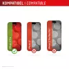 Displeja aizsargs e.v.i. Displex iPhone 17 Pro Premium ar Mount Master — izturīgs pret skrāpējumiem, caurspīdīgs/melns