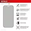 Displex privātuma ekrāna aizsargs (10H) Apple iPhone 17 — rūdīta stikla privātuma filtrs, pret skrāpējumiem, triecienizturīgs