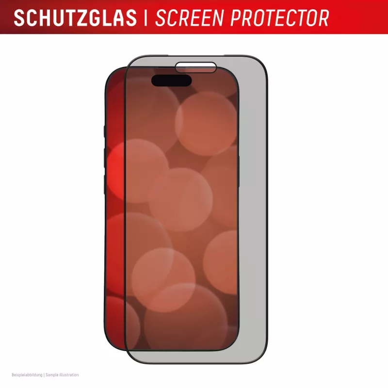 Displex privātuma ekrāna aizsargs (10H) Apple iPhone 17 — rūdīta stikla privātuma filtrs, pret skrāpējumiem, triecienizturīgs