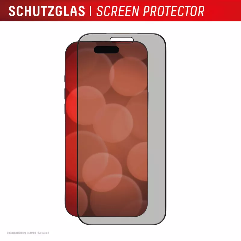 Privātuma rūdīta stikla ekrāna aizsargs e.v.i. Displex (10H) Apple iPhone 17 Pro Max, privātuma filtrs