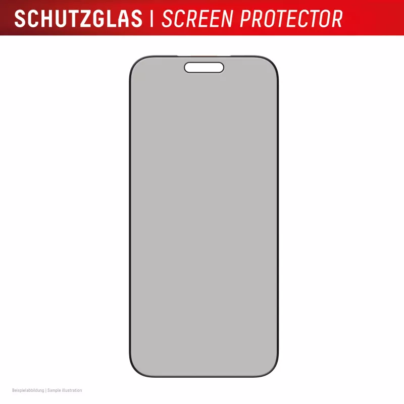 Privātuma rūdīta stikla ekrāna aizsargs e.v.i. Displex (10H) Apple iPhone 17 Pro Max, privātuma filtrs