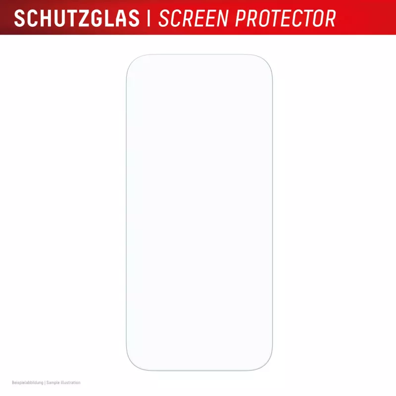 Aizsargstikls un maciņš e.v.i. Displex Apple iPhone 17, rūdīts stikls, caurspīdīgs, sausā uzklāšana, izturīgs pret skrāpējumiem
