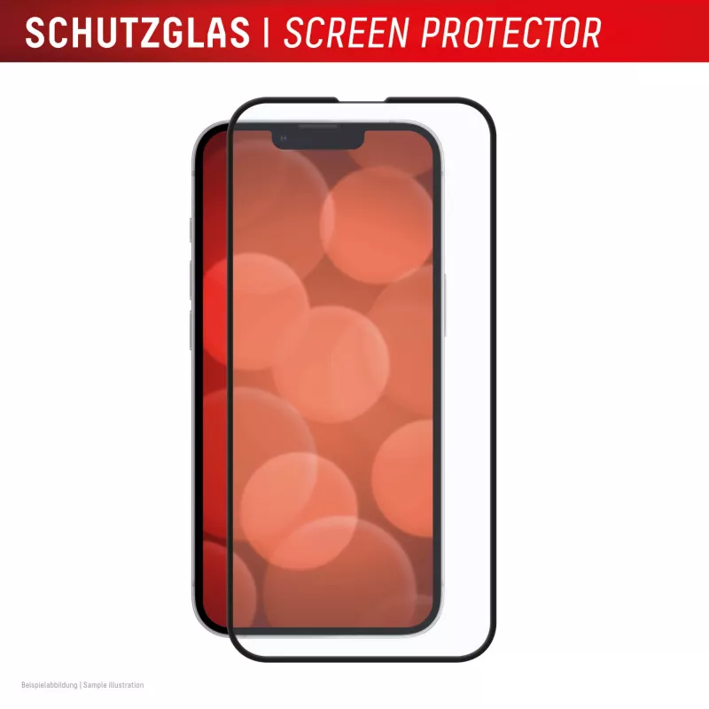 Rūdīta stikla ekrāna aizsargs e.v.i. Displex Premium (Full vāciņš, 10H) priekš Apple iPhone 16e/17e