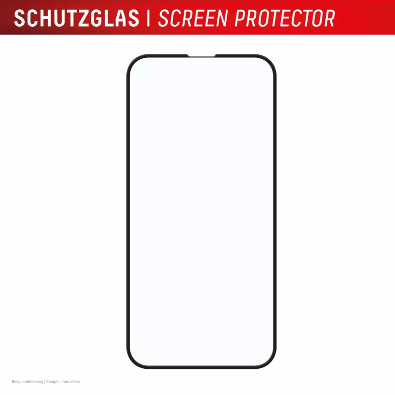 Rūdīta stikla ekrāna aizsargs e.v.i. Displex Premium (Full vāciņš, 10H) priekš Apple iPhone 16e/17e