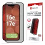 Privātuma rūdītā stikla ekrāna aizsargs e.v.i. Displex (10H) Apple iPhone 16e/17e ar privātuma filtru, triecienizturīgs un skrāpējumizturīgs