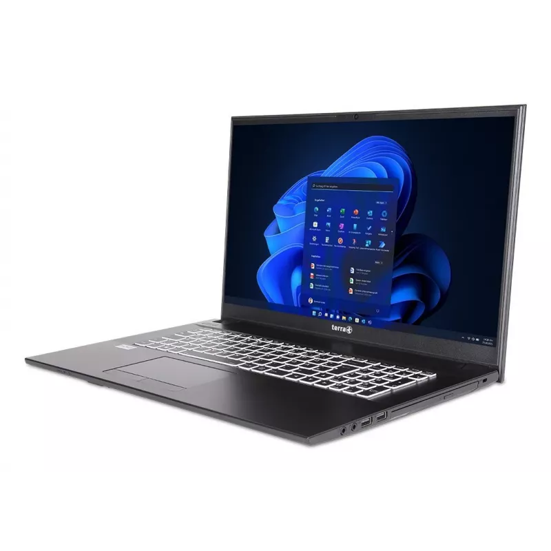 TERRA 1716R Intel® Core™ i3 i3-1315U klēpjdators 43.9 cm (17.3 collas) Full HD 8 GB DDR4-SDRAM 500 GB SSD Wi-Fi 6 (802.11ax) Windows 11 Home pelēks