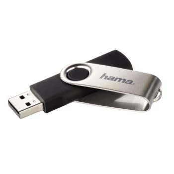 Hama Rotate USB 2.0 32GB USB zibatmiņa USB Type-A Melna