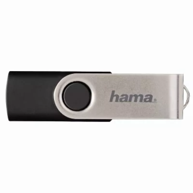Hama Rotate USB 2.0 32GB USB zibatmiņa USB Type-A Melna