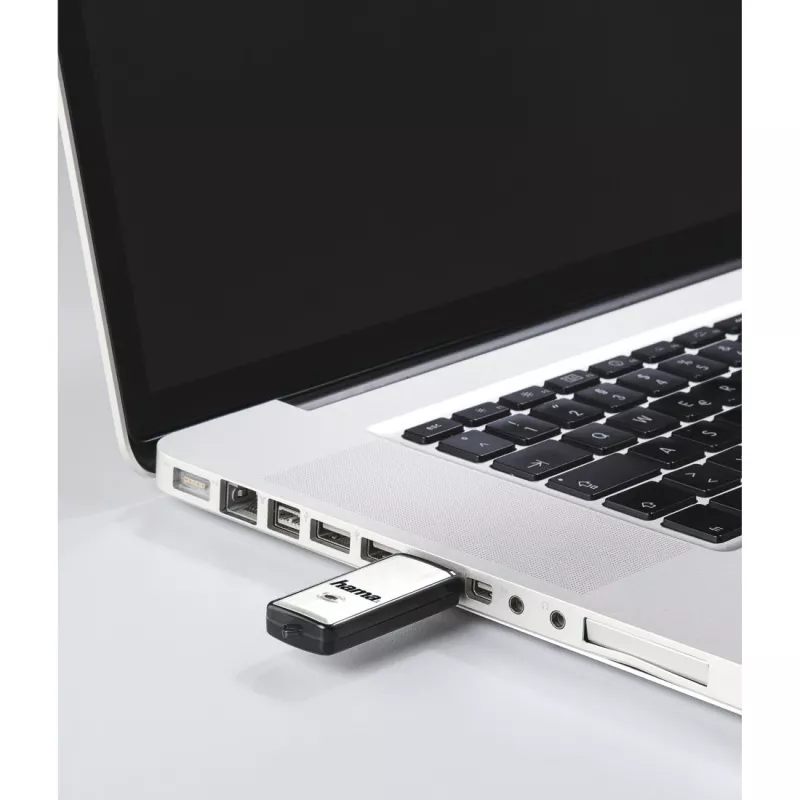 Hama Fancy USB zibatmiņa 128 GB USB Type-A 2.0 Melns, Sudraba