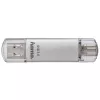 Hama C-Laeta USB zibatmiņa 64 GB USB Type-A / USB Type-C 3.2 Gen 1 (3.1 Gen 1) Sudraba