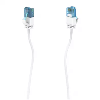 Hama Flexi-plāns tīkla kabelis balts 0,75 m Cat6a U/UTP (UTP)