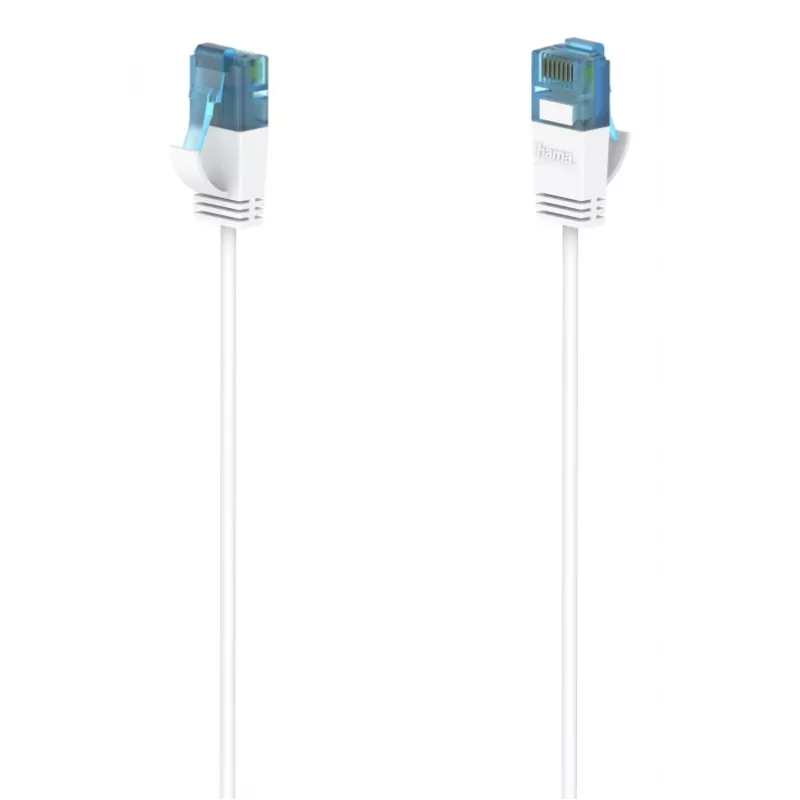 Hama Flexi-plāns tīkla kabelis balts 0,75 m Cat6a U/UTP (UTP)