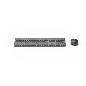 Hama WKM-550 tastatūra Pele iekļauta Mājai/Birojam RF Bezvadu + Bluetooth QWERTZ Vācu Melna