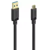 Hama 00202006 USB kabelis USB 3.2 Gen 1 (3.1 Gen 1) 1,5 m USB A USB C 5 Gbit/s Melns