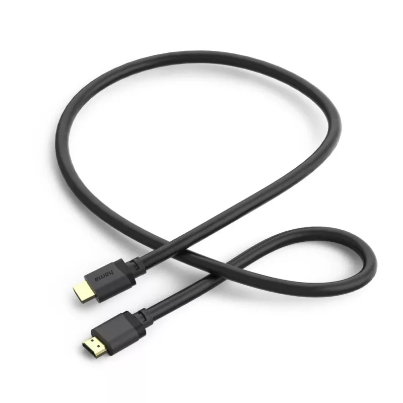 Hama 00202027 HDMI kabelis 1 m HDMI Type A (Standard) melns