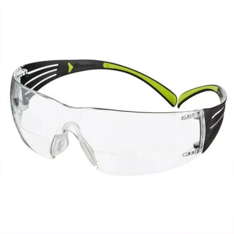 3M SF425C1 Aizsargbrilles Plastmasas Melna, Zaļa
