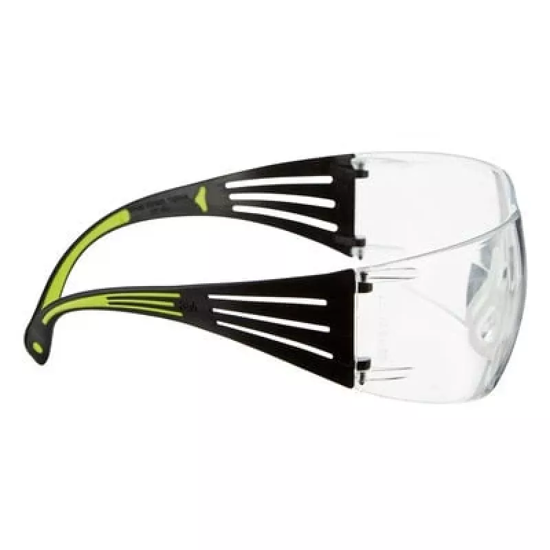 3M SF425C1 Aizsargbrilles Plastmasas Melna, Zaļa