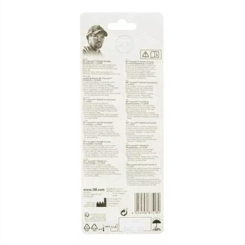 3M SF425C1 Aizsargbrilles Plastmasas Melna, Zaļa
