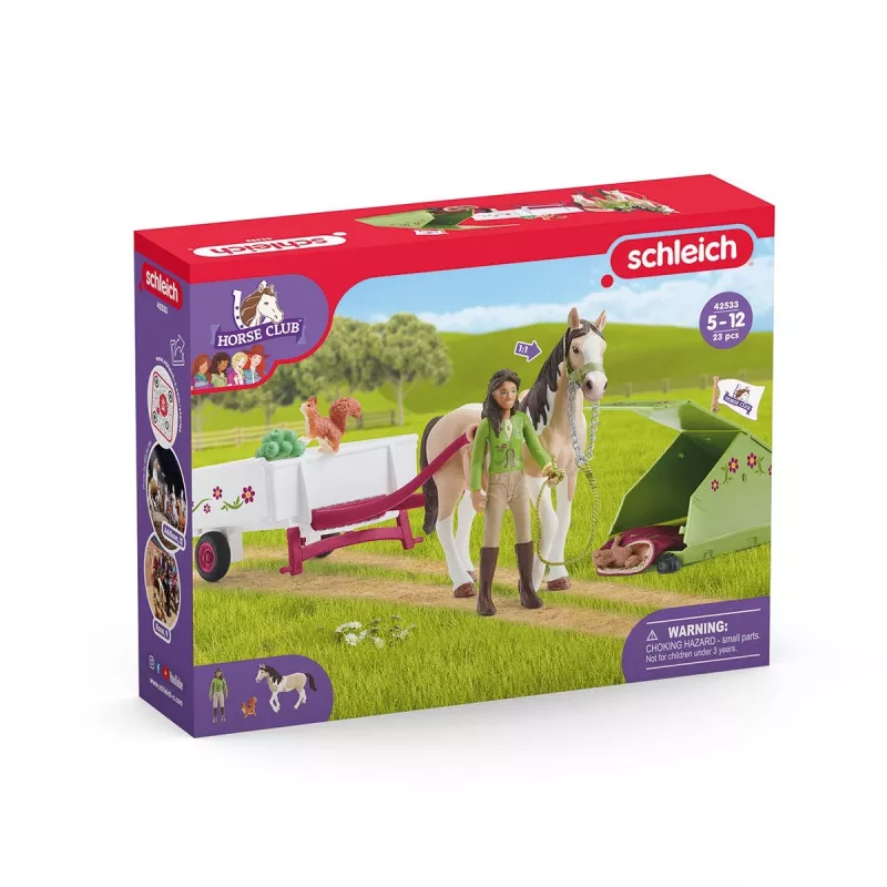 Piedzīvojumu/Piedzīvojumu Schleich HORSE CLUB Sāras kempinga piedzīvojums vecumam no 5 līdz 12 gadiem