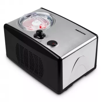 MEDION MD 18387 kompresora saldējuma aparāts 1.5 L 150 W Melns, Sudraba