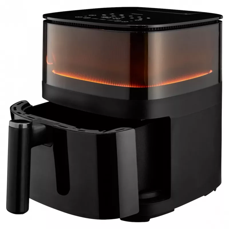 MEDION LIFE X10 XL Single 5 L 1500 W Karstā gaisa friteris Melns