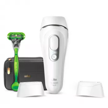 Braun Silk-expert Pro Silk·expert Pro 5 PL5145 Intensīvi impulsēta gaisma (IPL) Sudraba, Balta