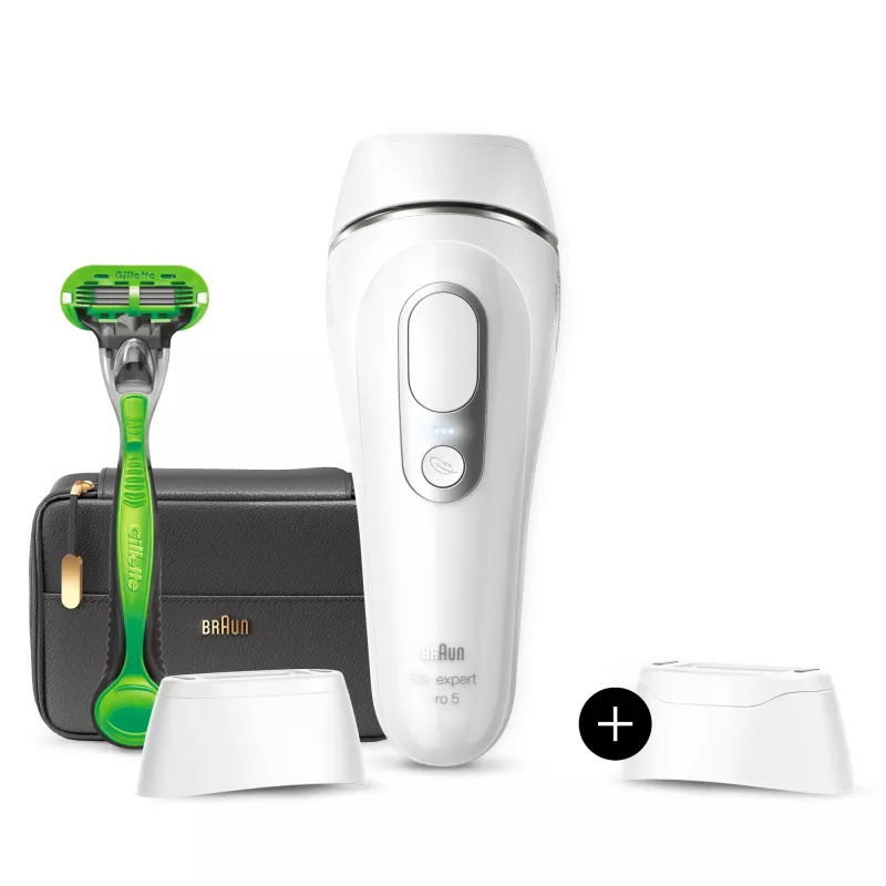 Braun Silk-expert Pro Silk·expert Pro 5 PL5145 Intensīvi impulsēta gaisma (IPL) Sudraba, Balta