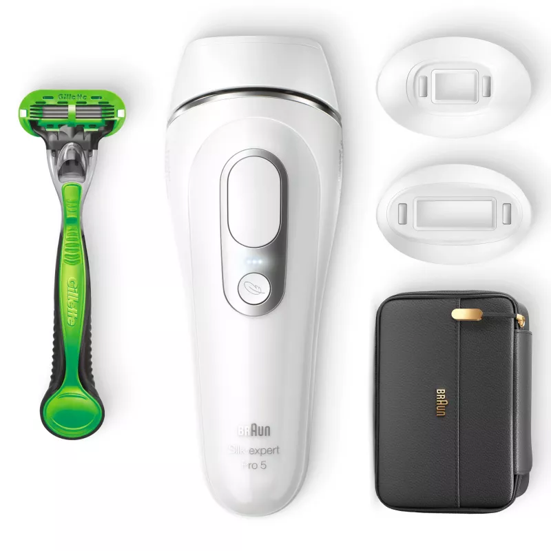 Braun Silk-expert Pro Silk·expert Pro 5 PL5145 Intensīvi impulsēta gaisma (IPL) Sudraba, Balta