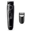 Braun BeardTrimmer 3 Beard Trm 3 BT3400, mazgājams, ar bateriju, melns