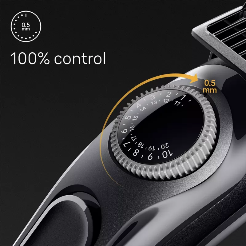 Braun BeardTrimmer 3 Beard Trm 3 BT3400, mazgājams, ar bateriju, melns