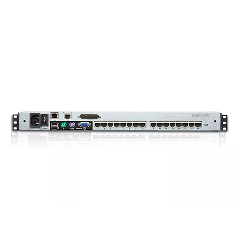 ATEN KL1516Ai KVM slēdzis plauktā montējams melns