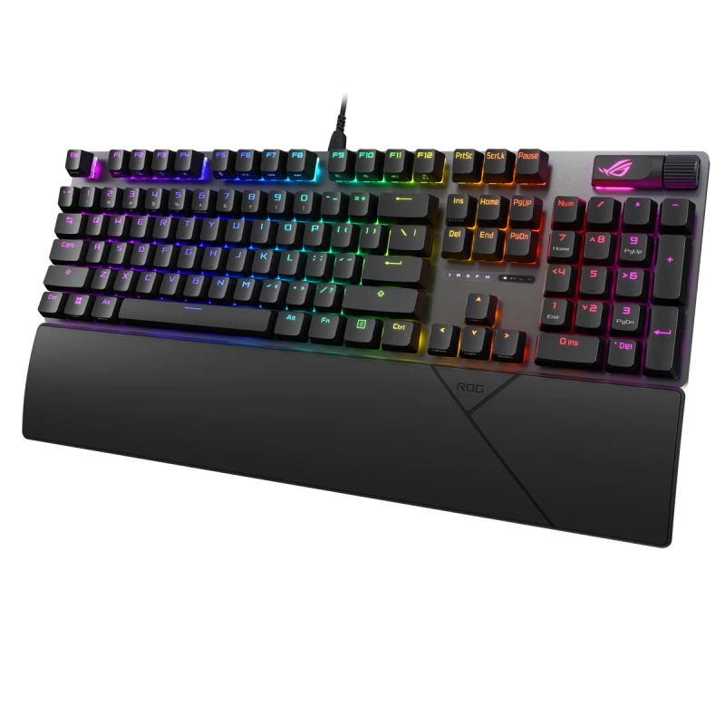 Klaviatūra ASUS ROG Strix Scope II spēļu RF bezvadu USB melna 96%