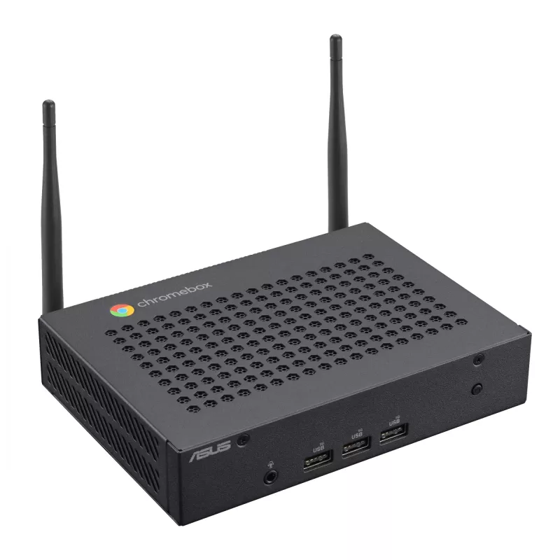 ASUS Chromebox CF40-BC012UN Intel® Celeron® N N4500 8 GB LPDDR4x-SDRAM 64 GB eMMC ChromeOS Mini dators Melns
