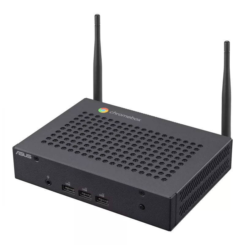 ASUS Chromebox CF40-BC012UN Intel® Celeron® N N4500 8 GB LPDDR4x-SDRAM 64 GB eMMC ChromeOS Mini dators Melns