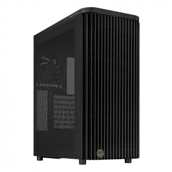PC korpuss ASUS ProArt PA401 Mesh Panel melns, ATX, 2x160 mm priekšā, 1x120 mm aizmugurē, 2x3.5 collu + 2x2.5 collu, USB 3.2 Gen1