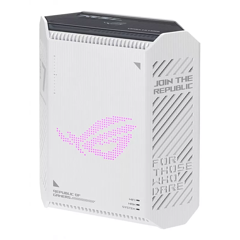 ASUS GS-BE7200 bezvadu maršrutētājs 2.5 Gigabit Ethernet divjoslu (2.4 GHz / 5 GHz) Balts, Melns