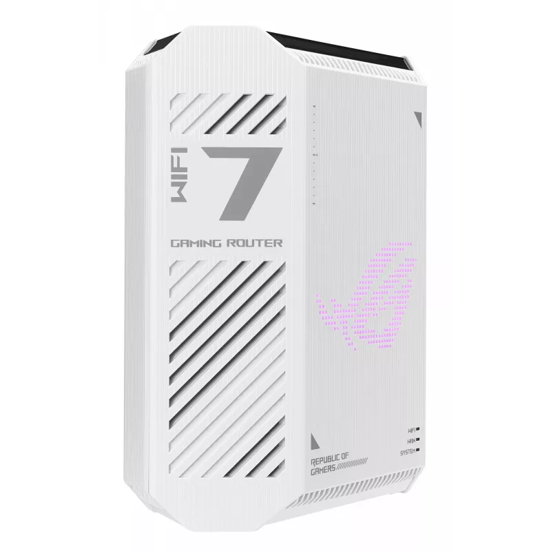 ASUS GS-BE7200 bezvadu maršrutētājs 2.5 Gigabit Ethernet divjoslu (2.4 GHz / 5 GHz) Balts, Melns